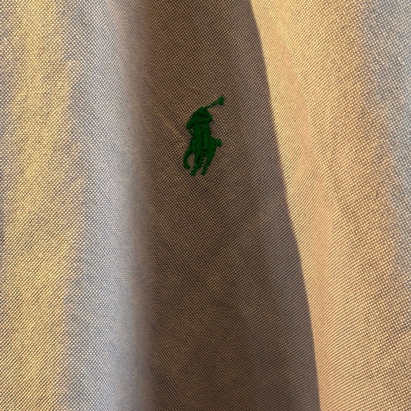 Ralph Lauren Lavender Button Down Shirt Large Business Dressy - Picture 3 of 3